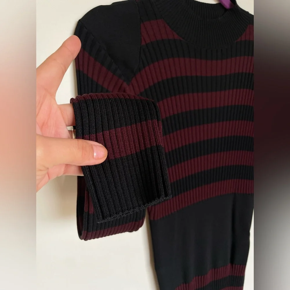 NY&C Gabrielle Union Ribbed Midi Dress - Medium - Picture 9 of 11